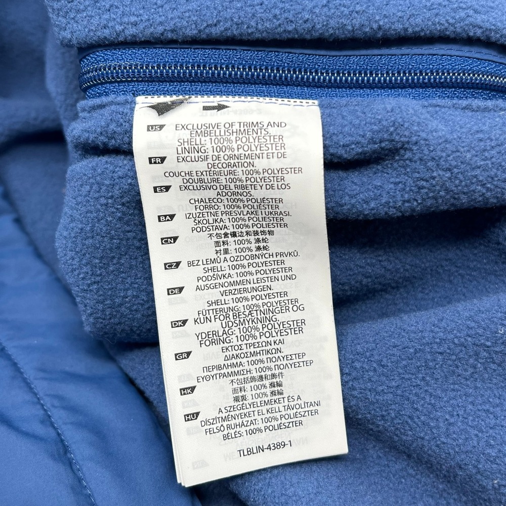 5.11 Tactical Warner Anorak Jacket Blue Mens Large Fleece Lined Hooded 1/4 Zip - Picture 6 of 8